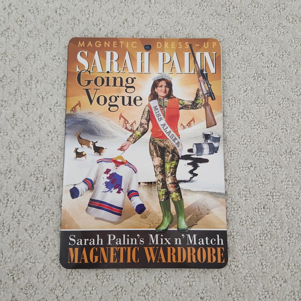 Sarah Palin Going Vogue Magnetic Dress-Up Set book